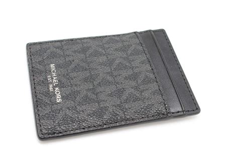 Michael Kors Men’s Leather Gifting Money Clip Card Case Box .